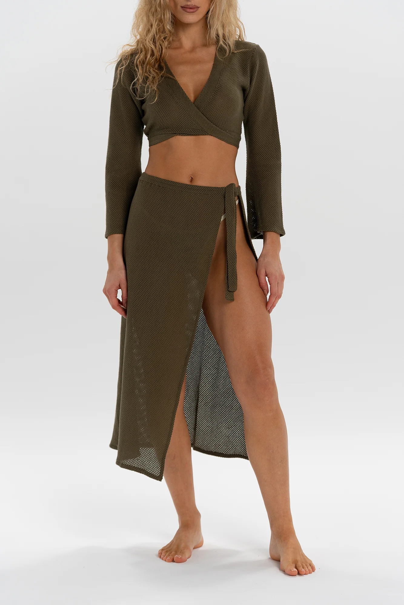 ARMY GREEN OHANA TOP - Image 4