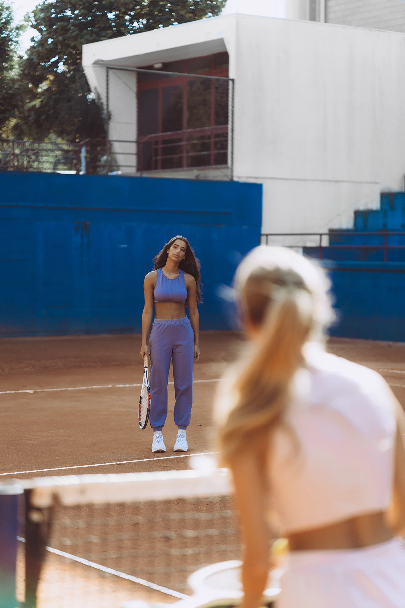 BLUE TRACKSUIT CROP TOP - Image 6
