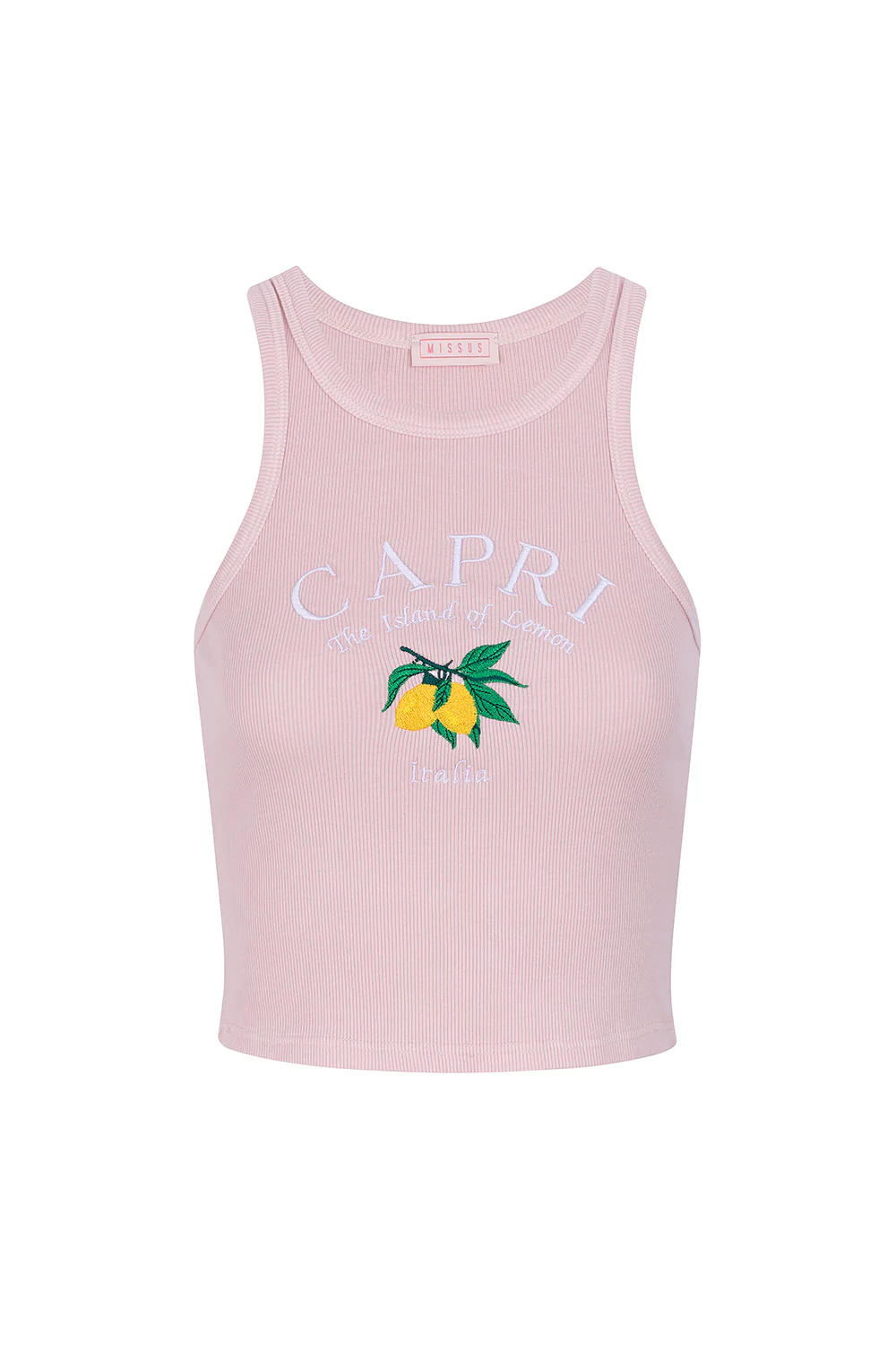 LIGHT PINK CAPRI TANK TOP S1 - Image 2