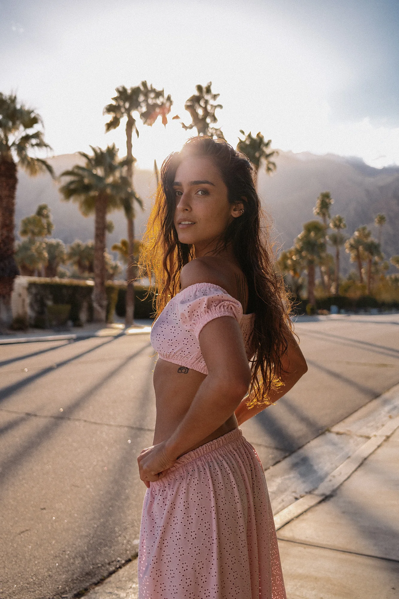 PINK PALM SPRINGS CROP TOP - Image 10