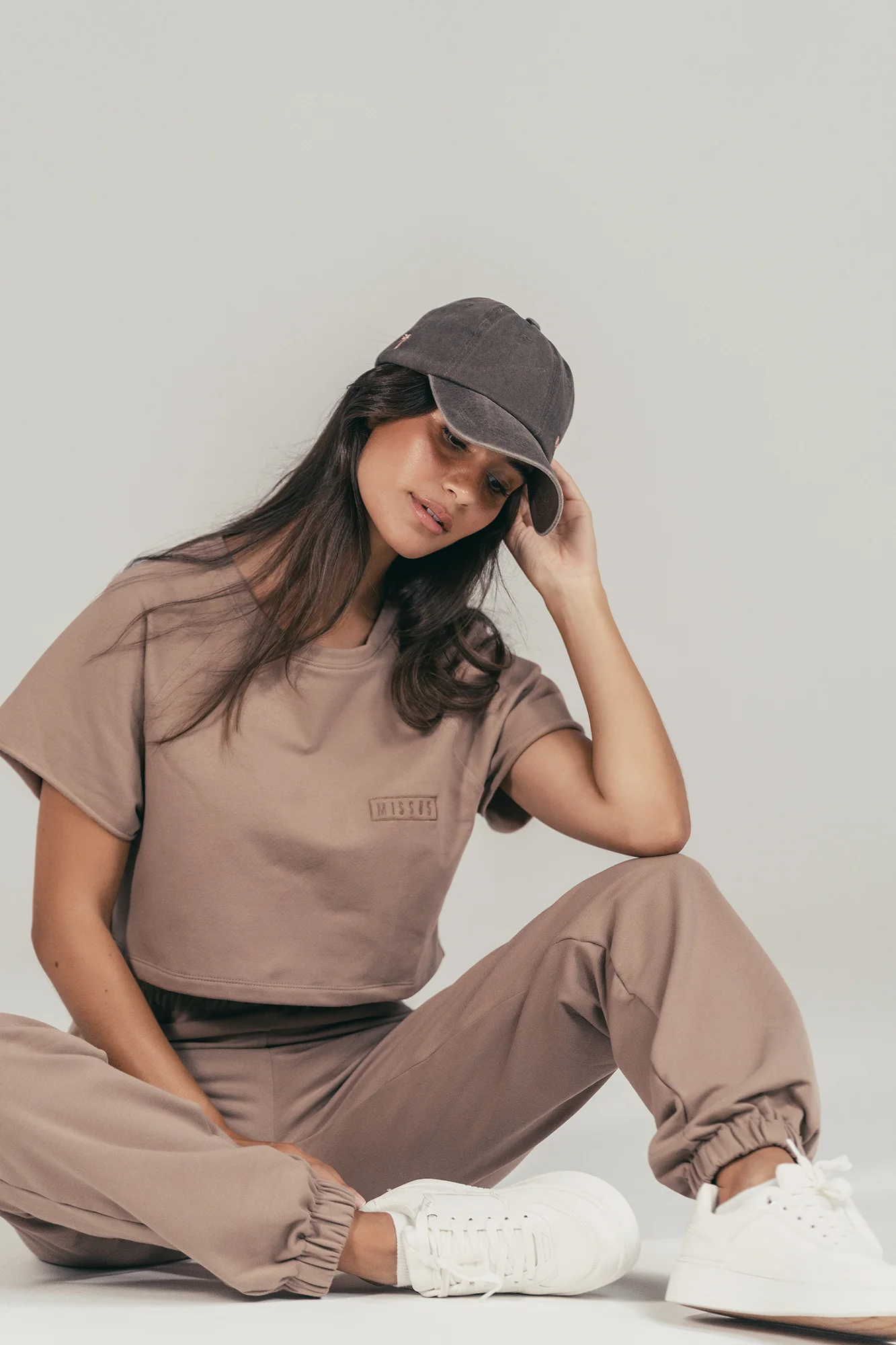 TAUPE TRACKSUIT SWEATPANTS - Image 5