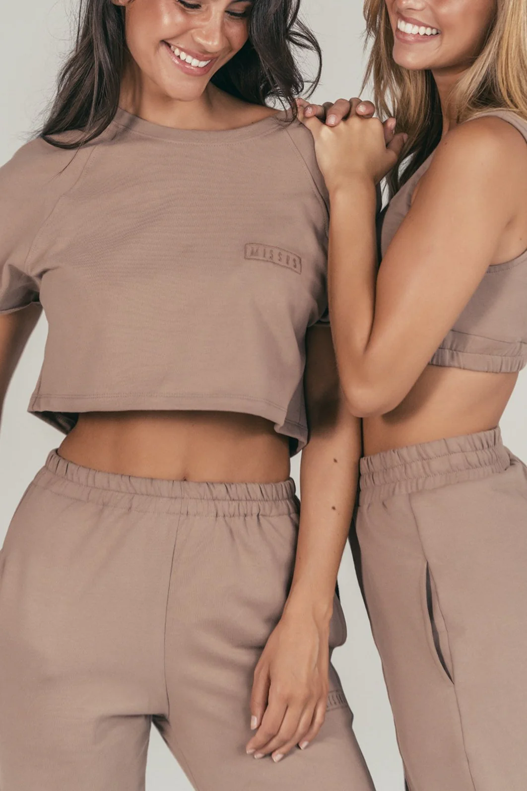 TAUPE TRACKSUIT SWEATPANTS - Image 6