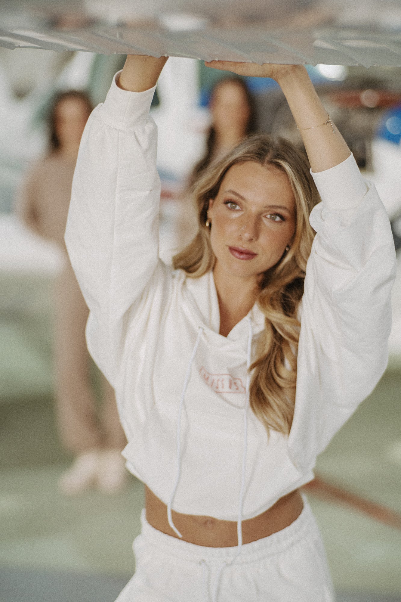 WHITE TRACKSUIT HOODIE - Image 4